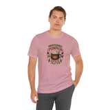 Pink crewneck t-shirt with front 