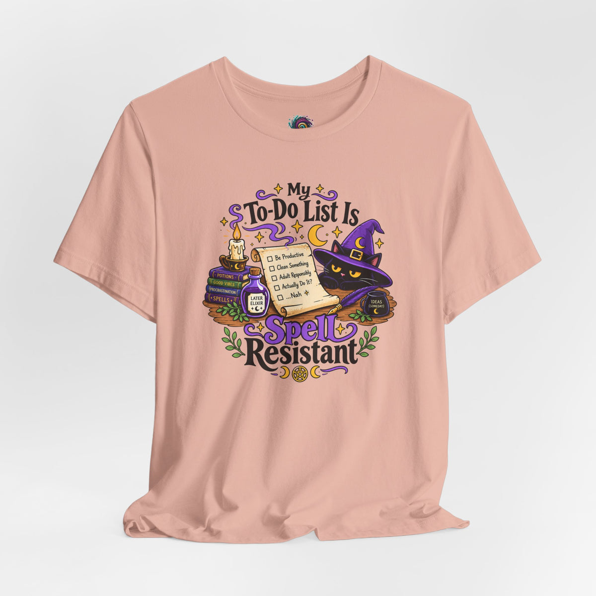 My To-Do List Is Spell Resistant T-Shirt – Funny Witchy ADHD Tee