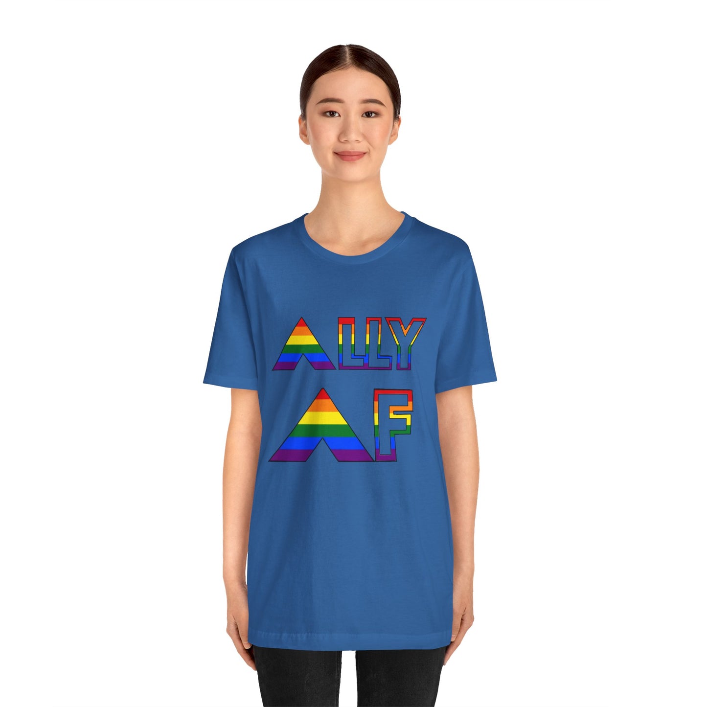 Ally AF Pride Tee – Bold LGBTQ+ Support Shirt for Loud Allies
