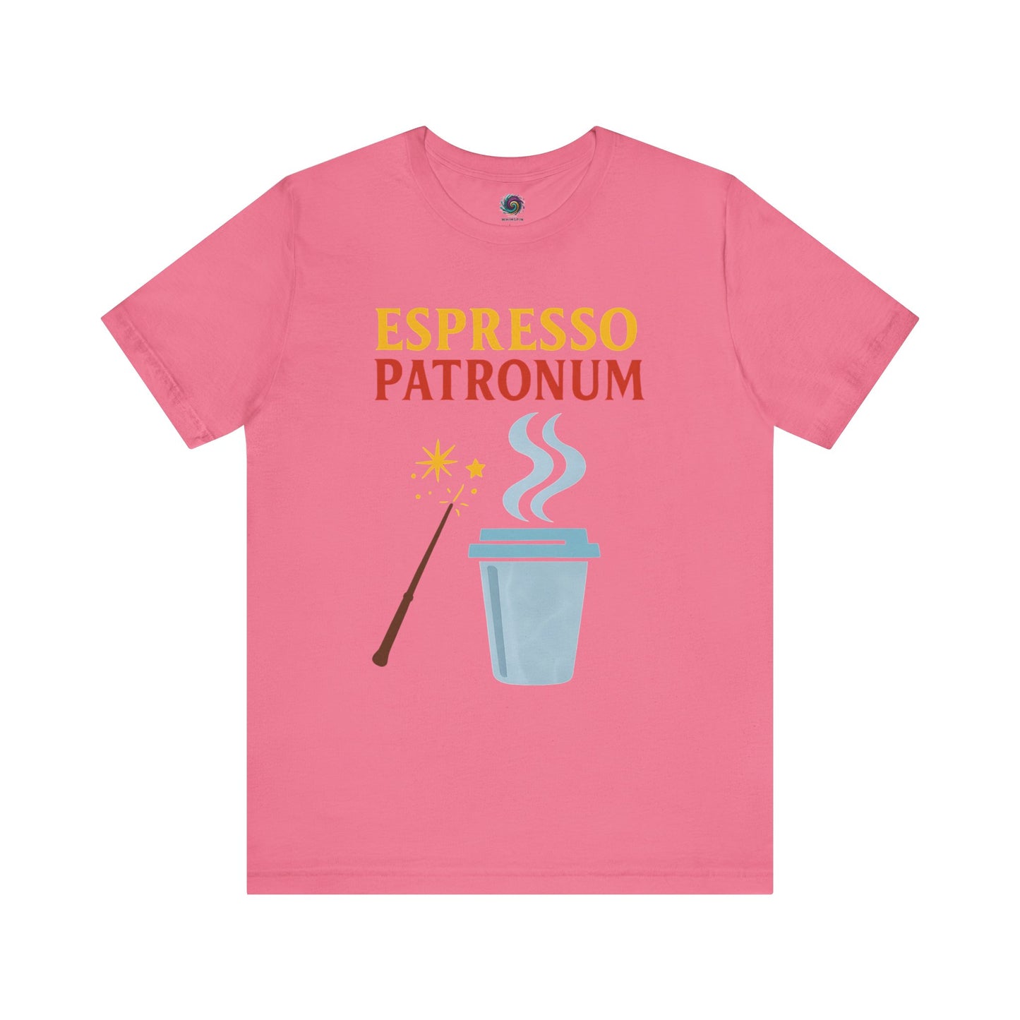 Espresso Patronum T-Shirt – Funny Coffee & Wizard Parody Tee