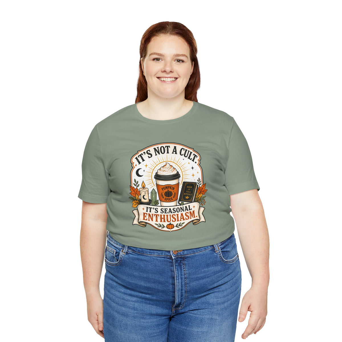 It’s Not a Cult Pumpkin Spice T-Shirt – Funny Fall Tee