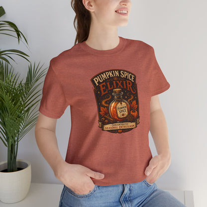 Pumpkin Spice Elixir T-Shirt – Funny Witchy Fall Coffee Tee