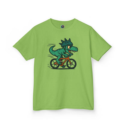Kids Velociraptor Bike T-Shirt – Funny Dino Velo Tee