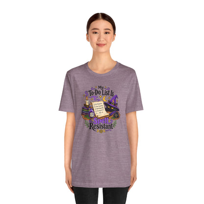 My To-Do List Is Spell Resistant T-Shirt – Funny Witchy ADHD Tee