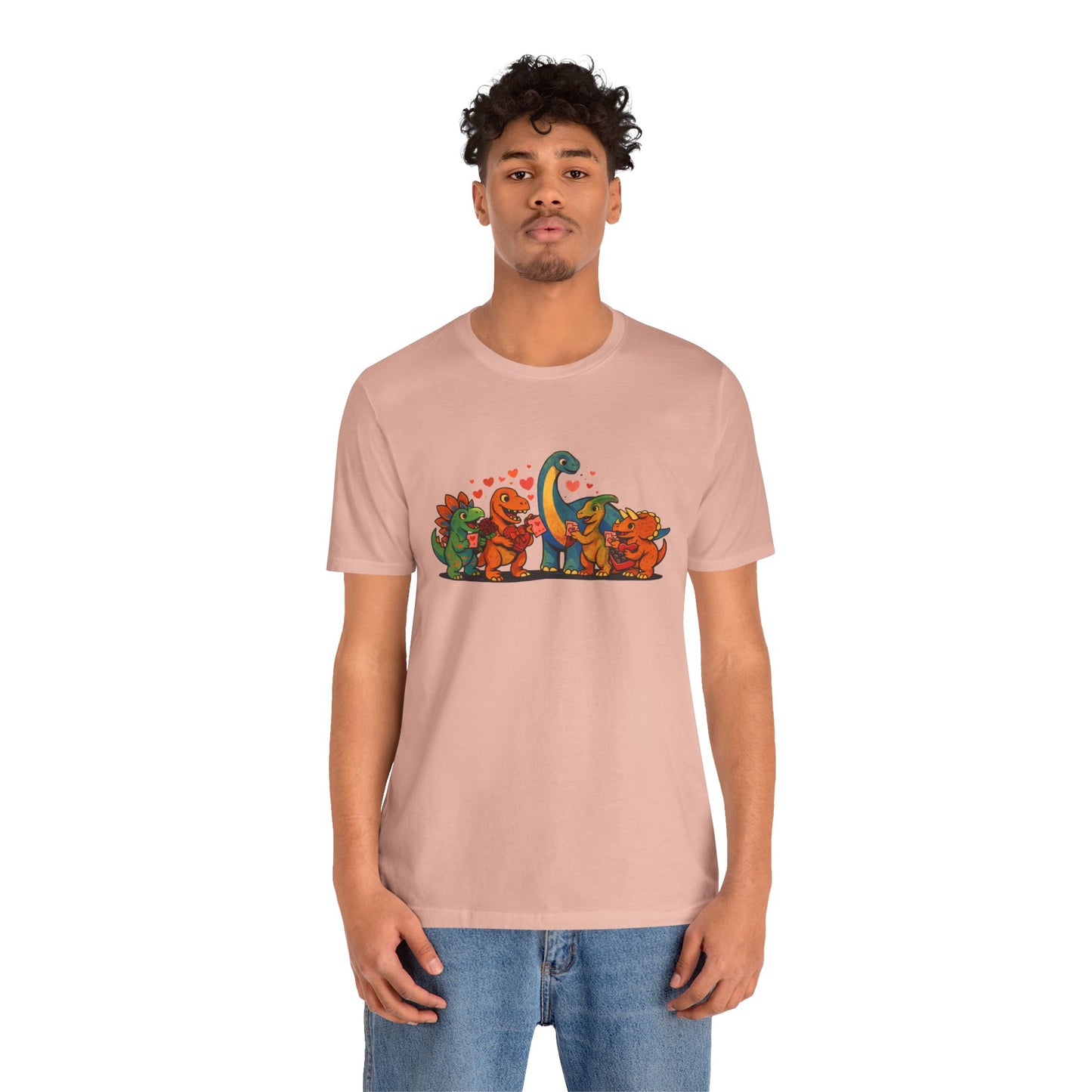 Dinosaur Valentines T-Shirt – Cute Dino Valentine’s Day Tee