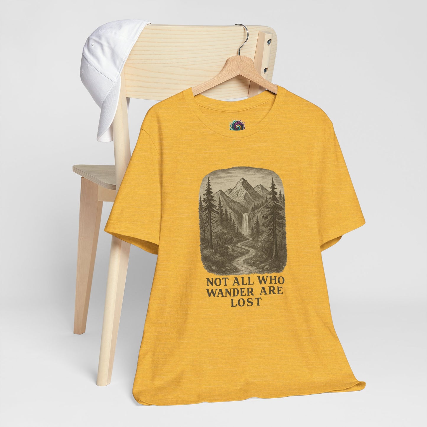 Not All Who Wander Are Lost T-Shirt – Tolkien Travel Tee for Nature Lovers