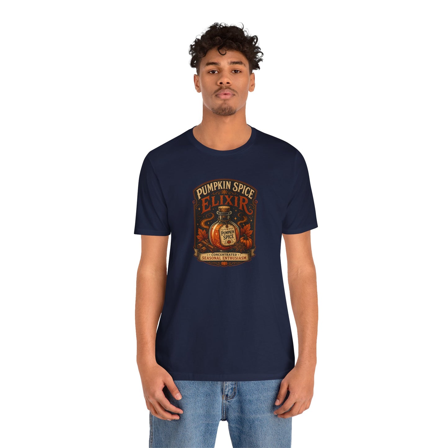 Pumpkin Spice Elixir T-Shirt – Funny Witchy Fall Coffee Tee