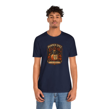 Pumpkin Spice Elixir T-Shirt – Funny Witchy Fall Coffee Tee
