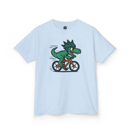 Kids Velociraptor Bike T-Shirt – Funny Dino Velo Tee