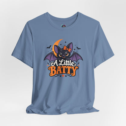 A Little Batty T-shirt - Cute Funny Halloween Bat Tee