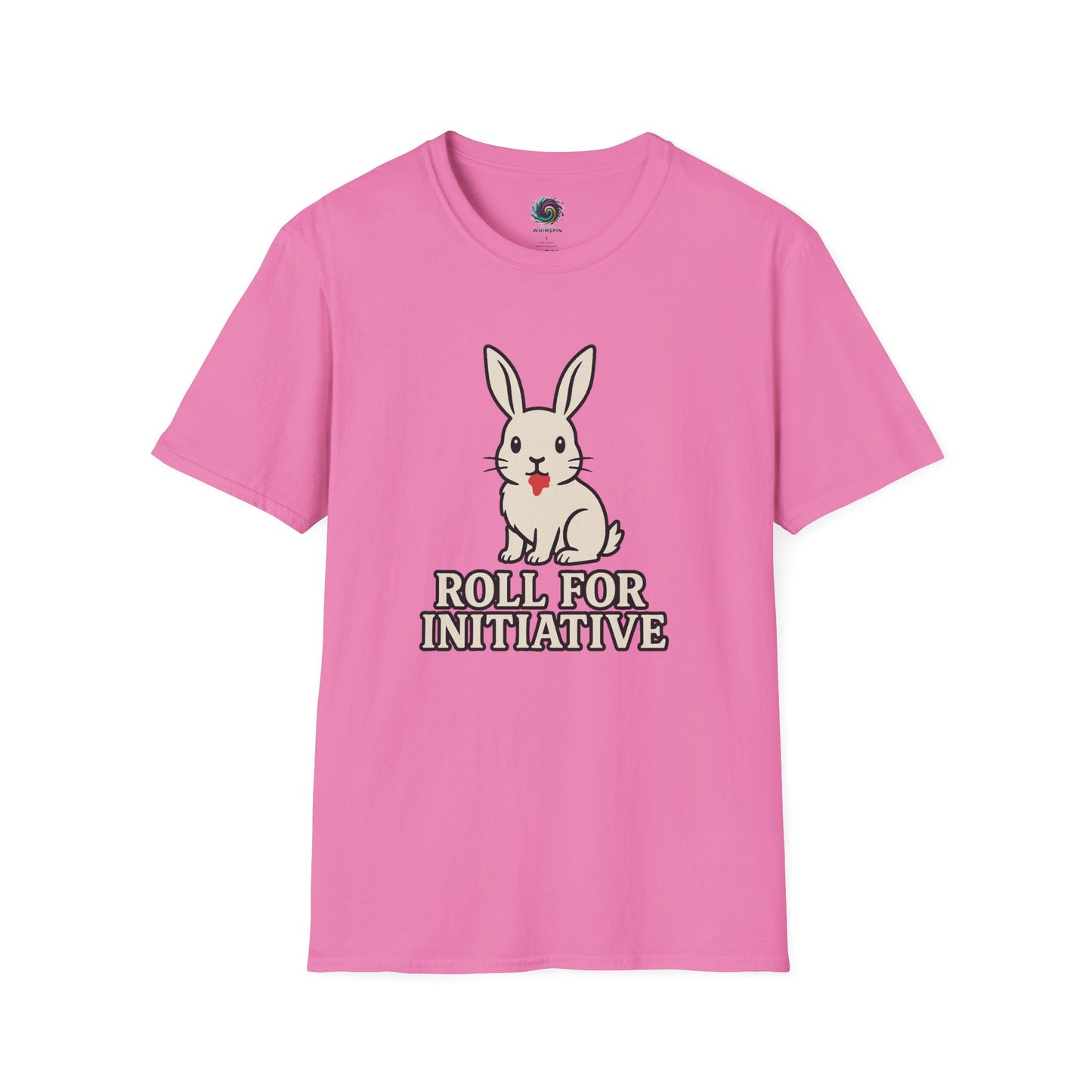 Roll for Initiative T-Shirt – Killer Bunny Humor Gaming Tee