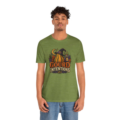 Gourd Intentions T-Shirt – Funny Witchy Fall Pumpkin Tee