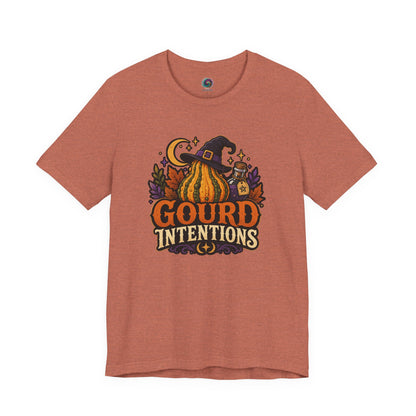 Gourd Intentions T-Shirt – Funny Witchy Fall Pumpkin Tee