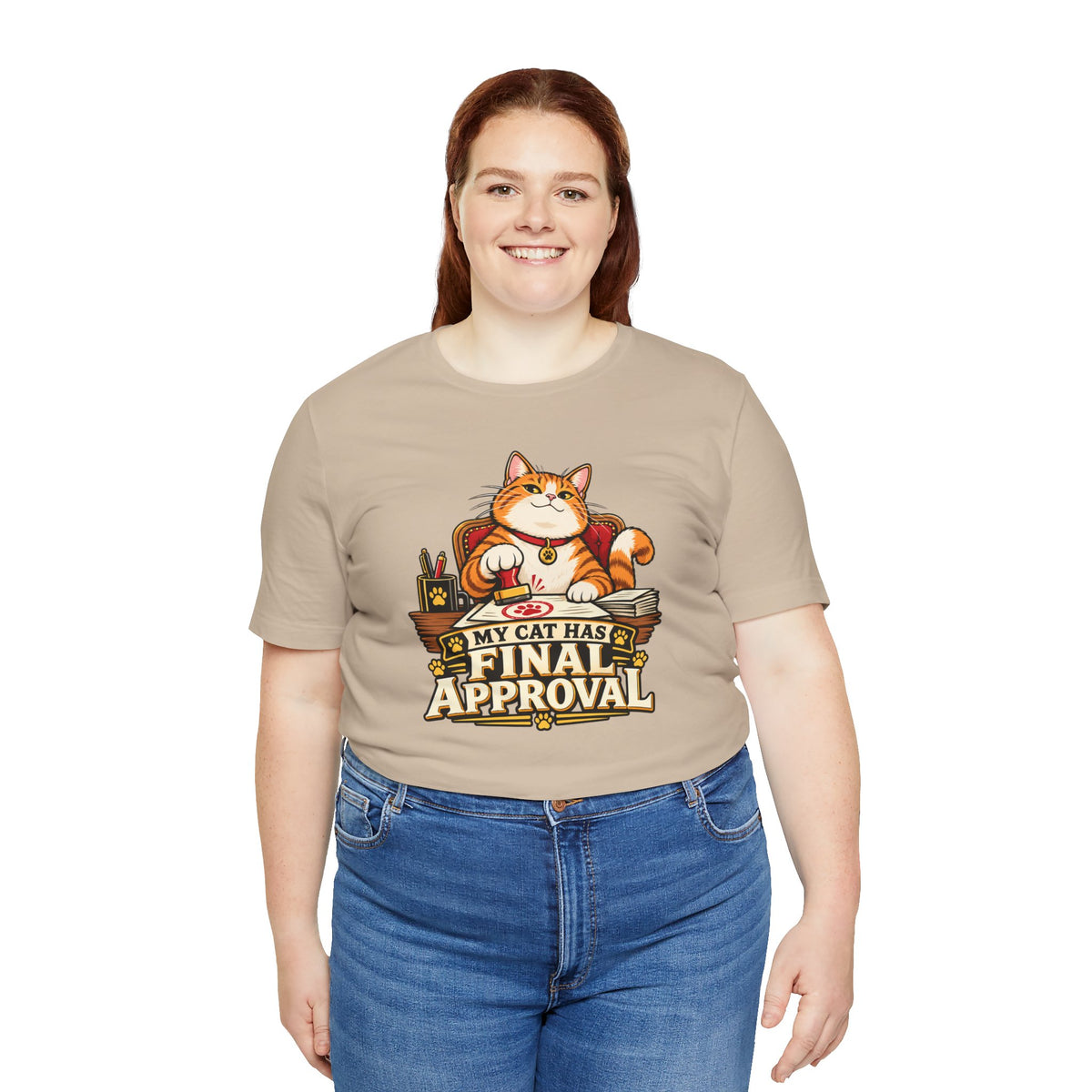 My Cat Has Final Approval T-Shirt – Funny Cat Boss Tee