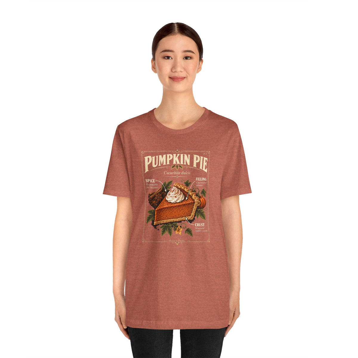 Pumpkin Pie Anatomy T-Shirt – Vintage Thanksgiving Fall Tee