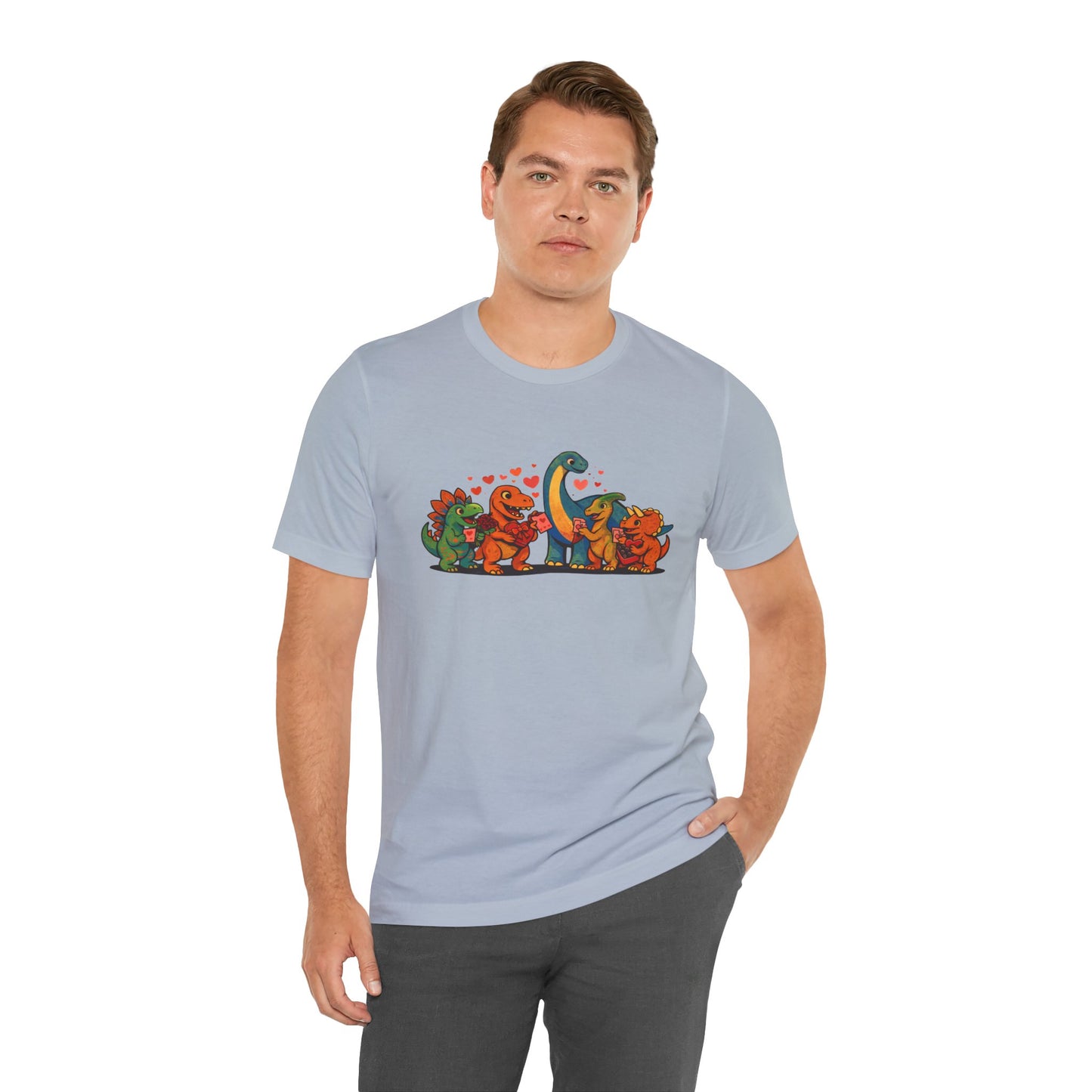 Dinosaur Valentines T-Shirt – Cute Dino Valentine’s Day Tee
