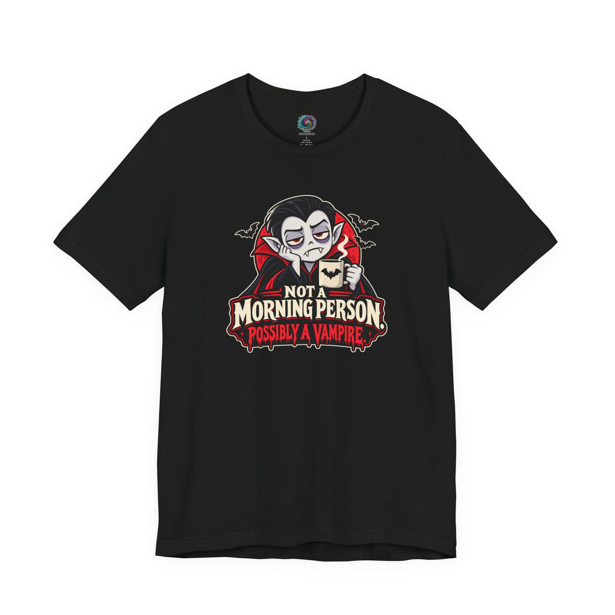 Not a Morning Person Possibly a Vampire T-Shirt – Funny Halloween Tee