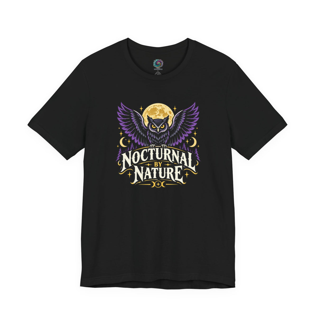 Nocturnal by Nature T-Shirt – Moonlit Owl Graphic Tee