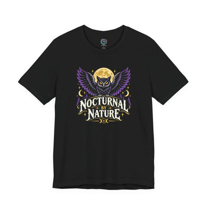 Nocturnal by Nature T-Shirt – Moonlit Owl Graphic Tee