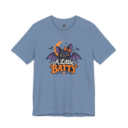 A Little Batty T-shirt - Cute Funny Halloween Bat Tee