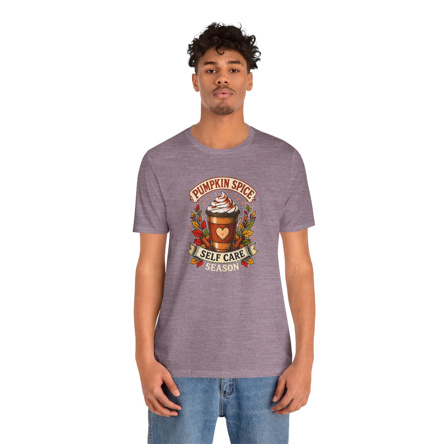 Pumpkin Spice Self Care Season T-Shirt – Funny Fall Coffee Tee