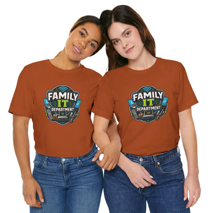 Family IT Department T-Shirt – Funny Household Tech Support Tee