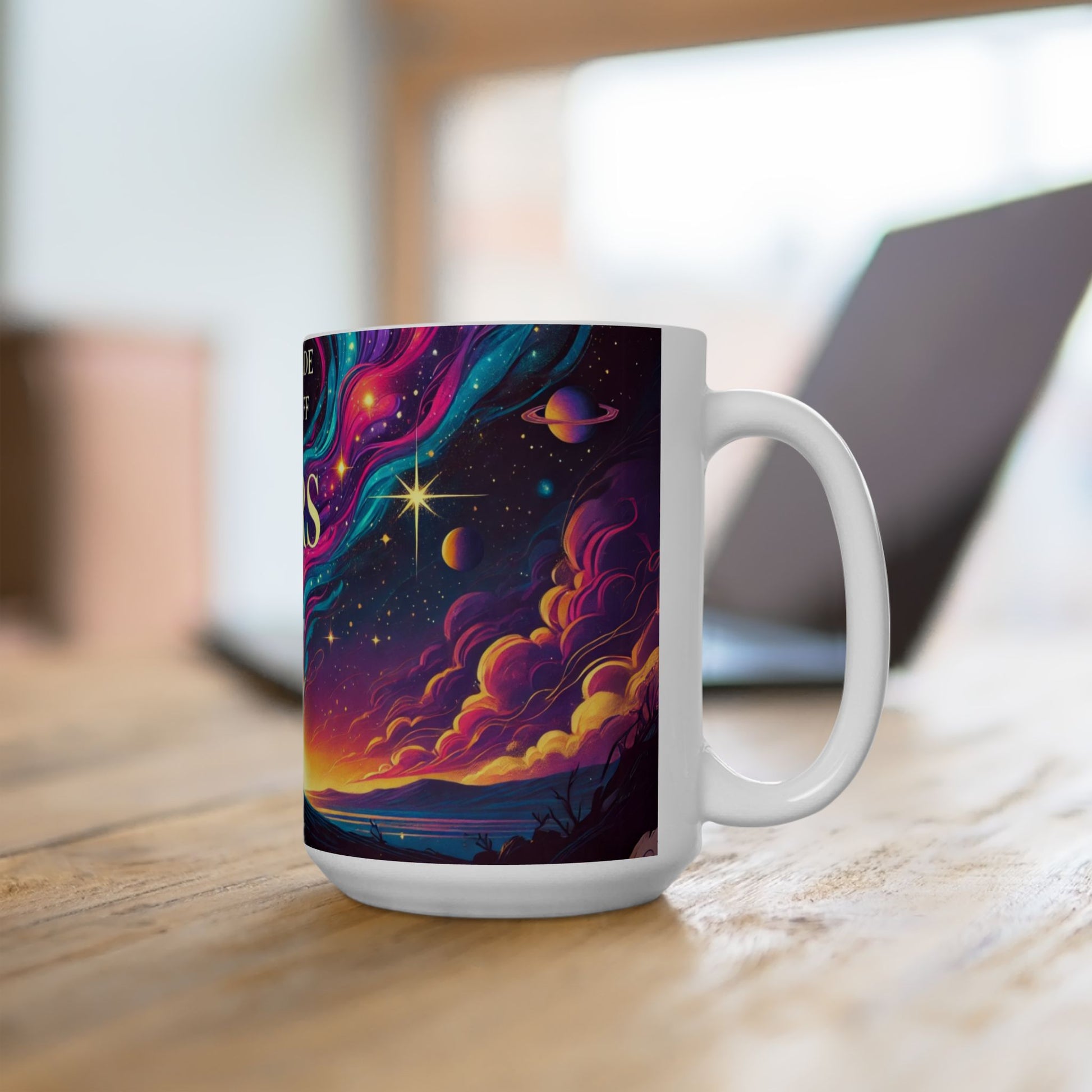 Stuff of Stars Mug – Inspirational Cosmic Quote Ceramic Cup - WhimSpin - https://whimspin.com