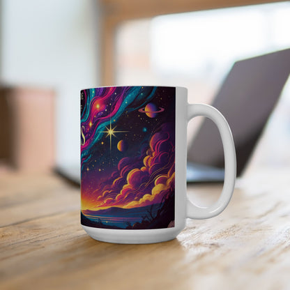 Stuff of Stars Mug – Inspirational Cosmic Quote Ceramic Cup - WhimSpin - https://whimspin.com