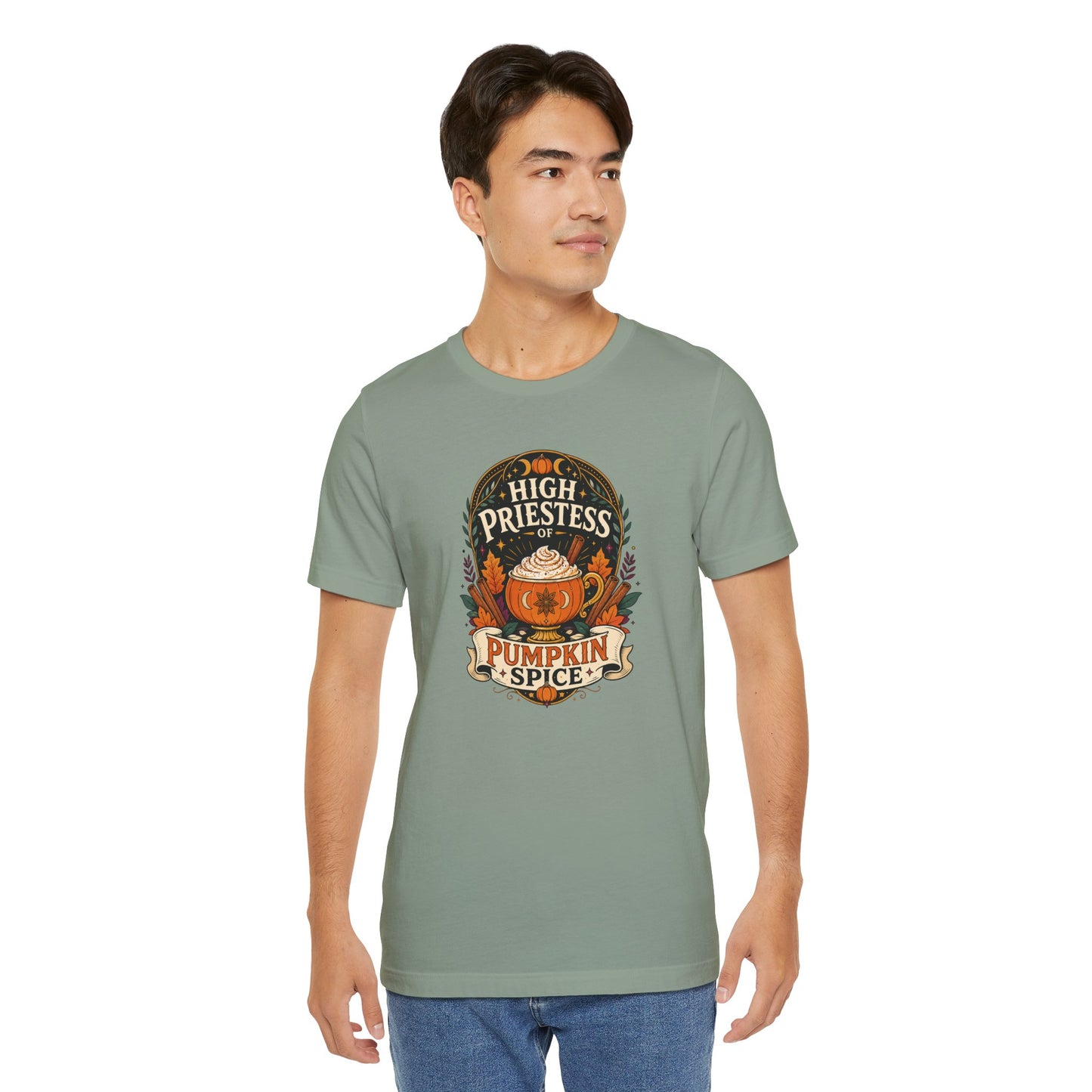High Priestess of Pumpkin Spice T-Shirt – Funny Fall Tee