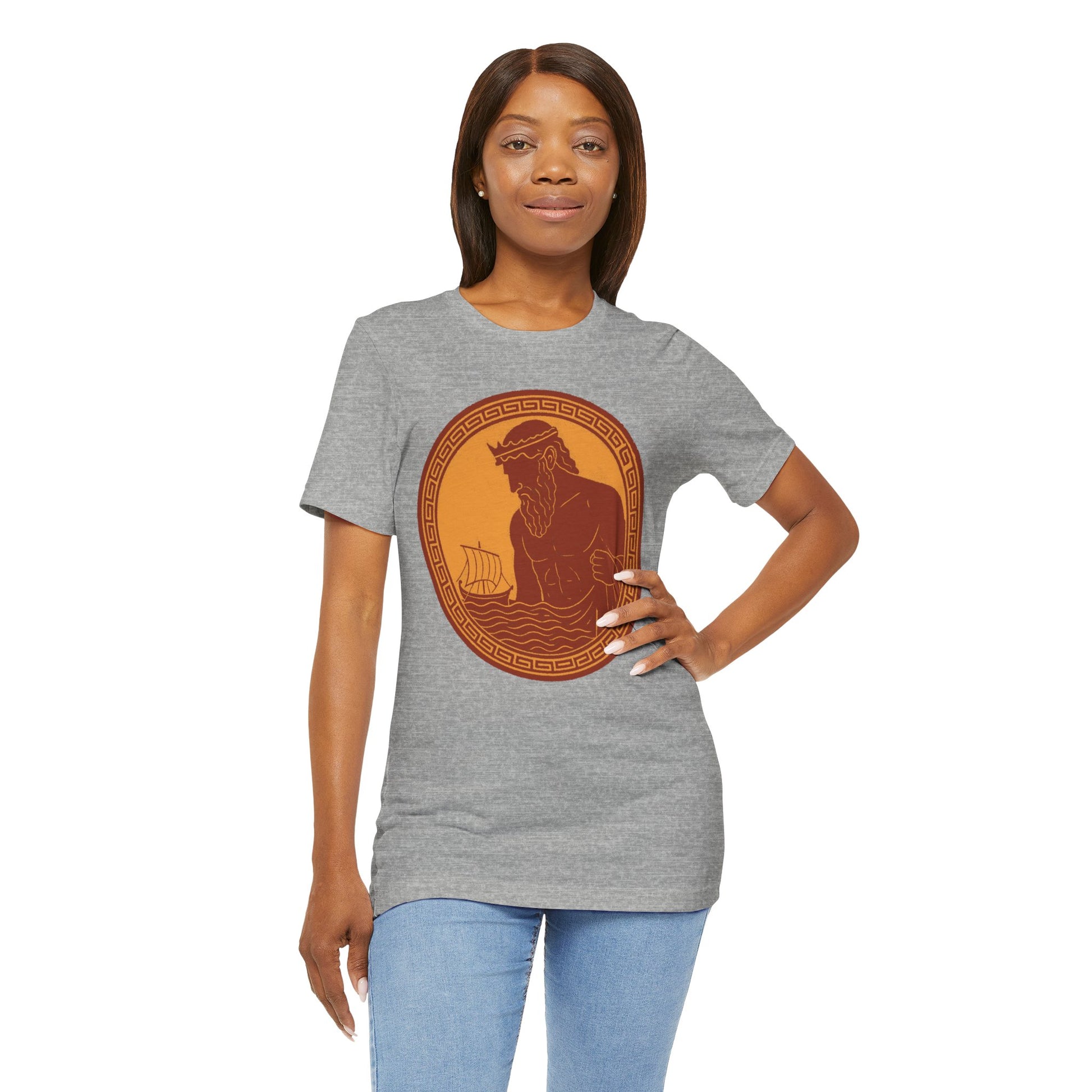 Poseidon Epic T-Shirt – Greek Mythology Ocean God Tee - WhimSpin - https://whimspin.com