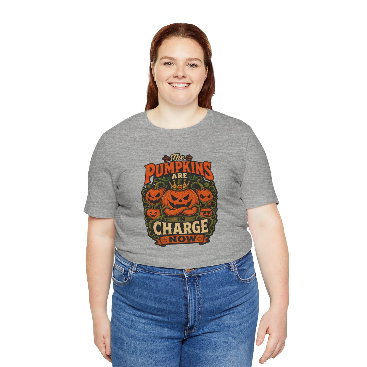 The Pumpkins Are in Charge Now T-Shirt – Funny Halloween Fall Tee