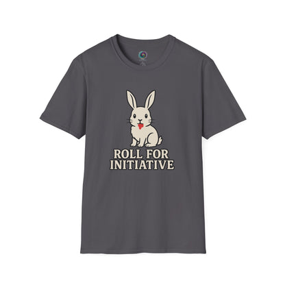 Roll for Initiative T-Shirt – Killer Bunny Humor Gaming Tee
