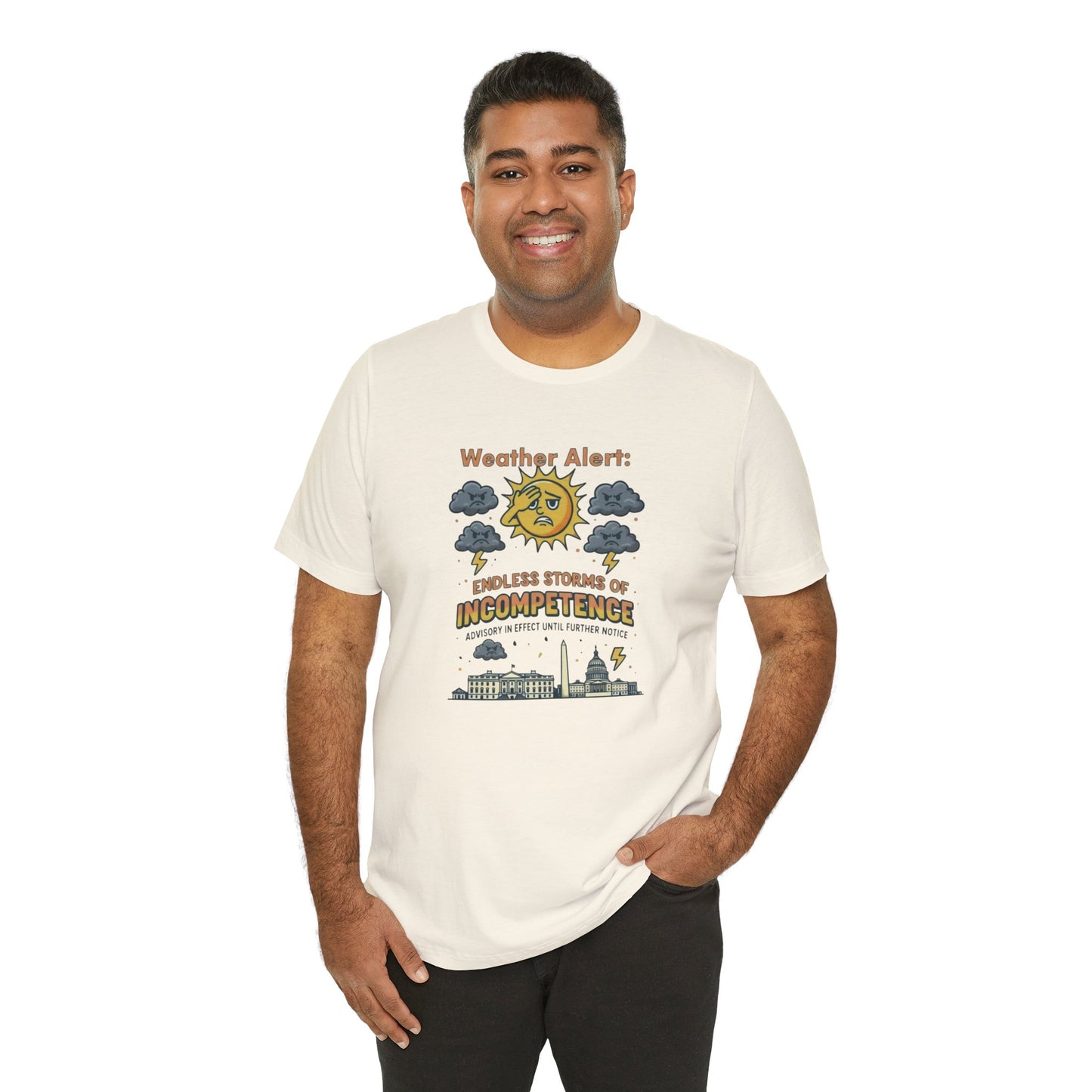 Weather Alert Political Satire T-Shirt – Funny Protest Shirt | Whimspin