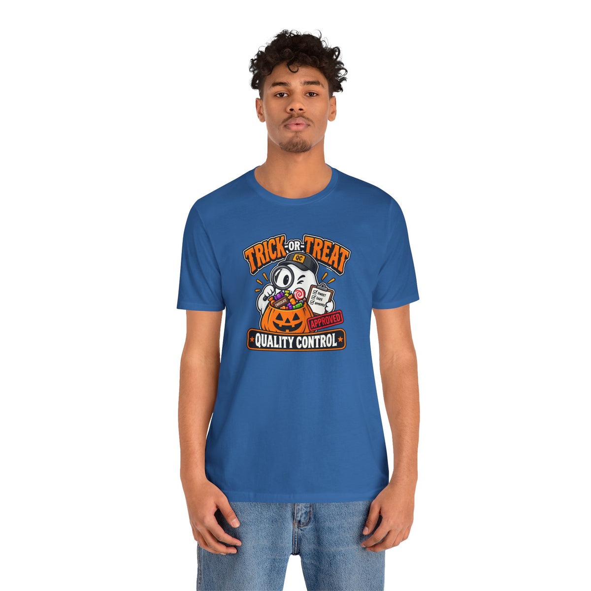 Trick-or-Treat Quality Control T-Shirt – Funny Halloween Candy Tee