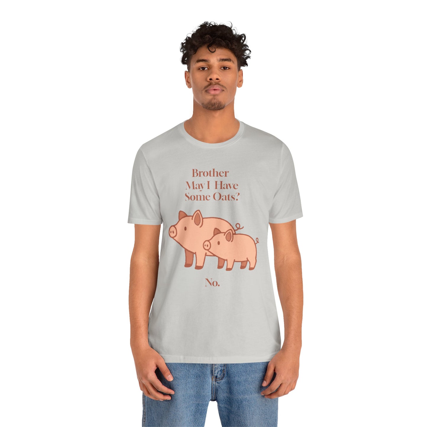 Brother May I Have Some Oats T-Shirt – Funny Viral Pig Meme Tee