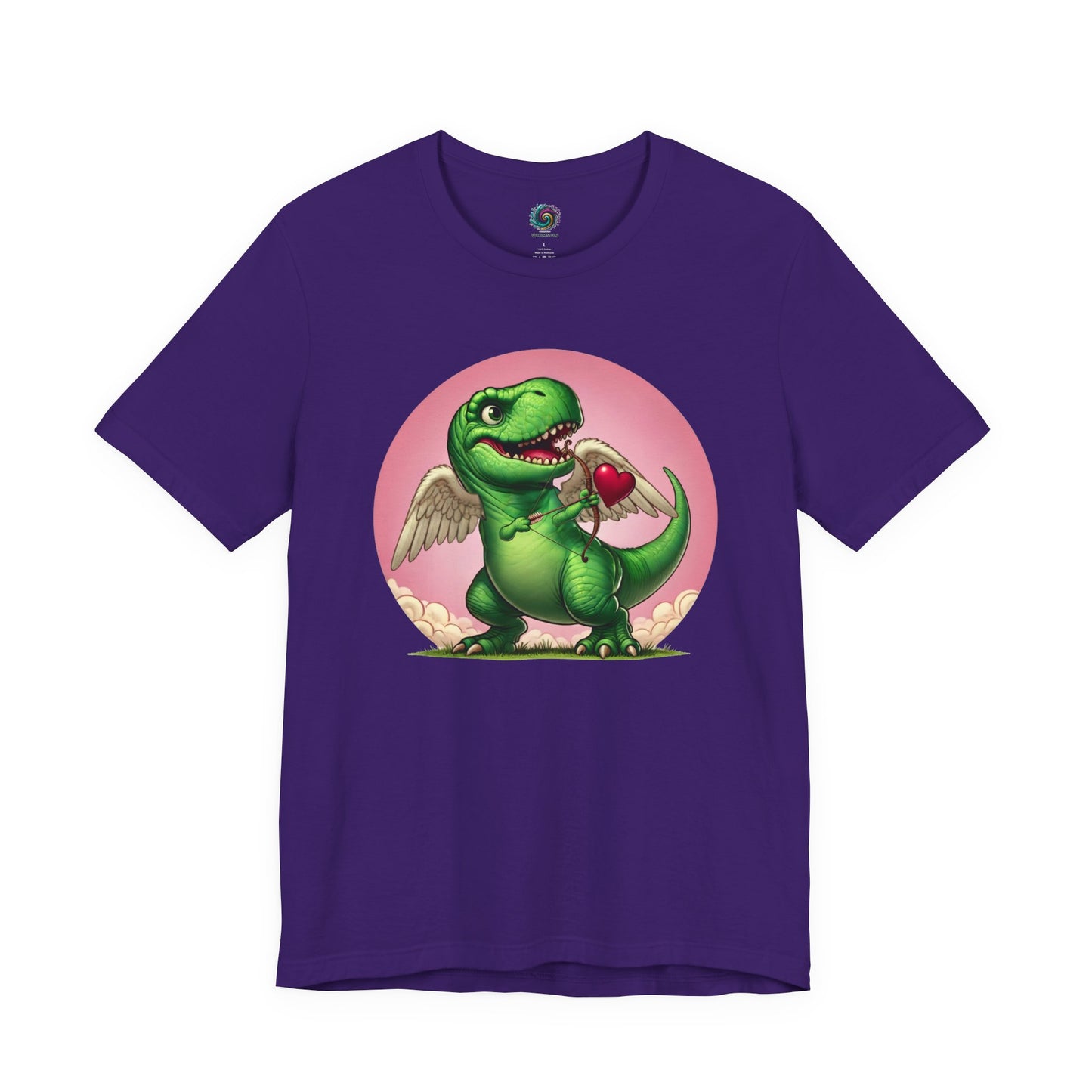 Cupidsaurus Rex T-Shirt – Funny Dinosaur Cupid Valentine’s Day Tee