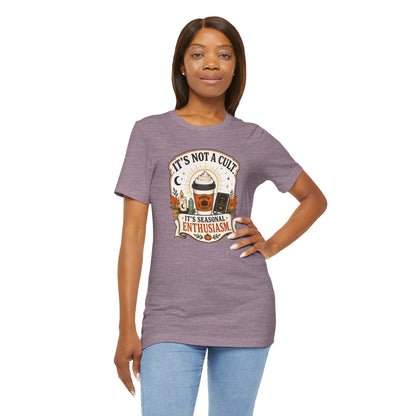 It’s Not a Cult Pumpkin Spice T-Shirt – Funny Fall Tee