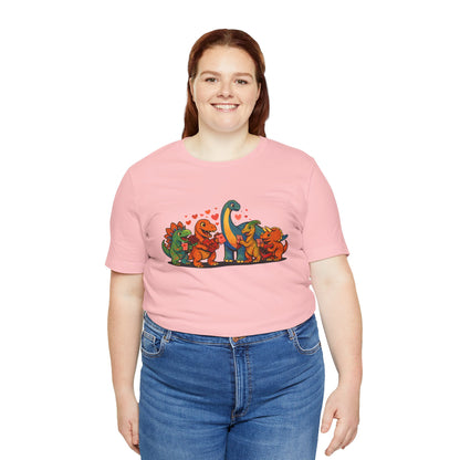 Dinosaur Valentines T-Shirt – Cute Dino Valentine’s Day Tee