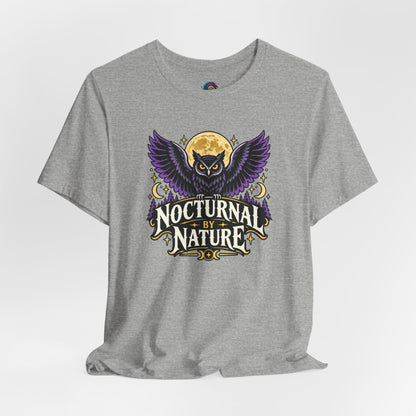 Nocturnal by Nature T-Shirt – Moonlit Owl Graphic Tee