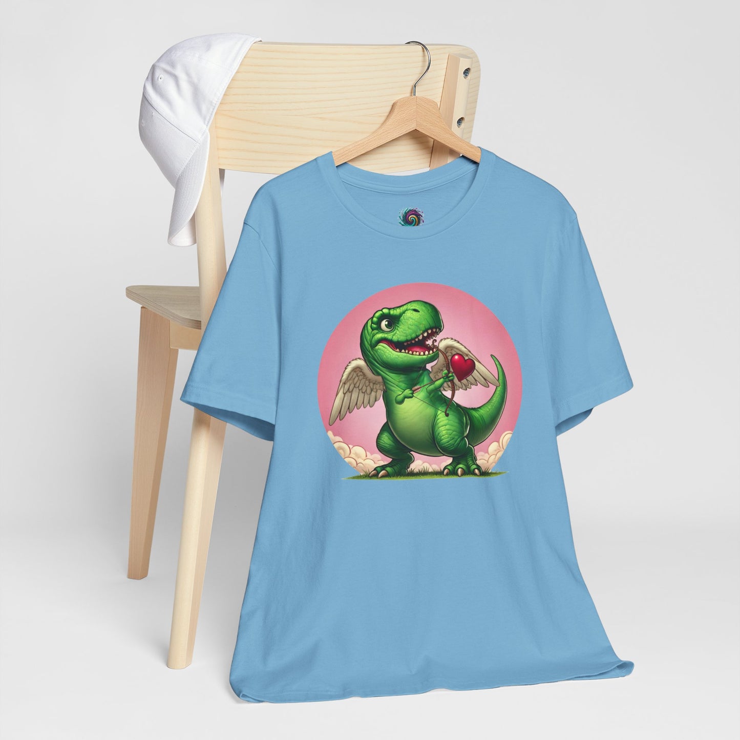 Cupidsaurus Rex T-Shirt – Funny Dinosaur Cupid Valentine’s Day Tee