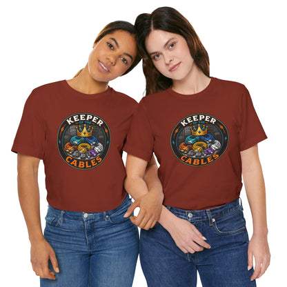 Keeper of the Cables T-Shirt – Funny Tech Dad Cable Tee