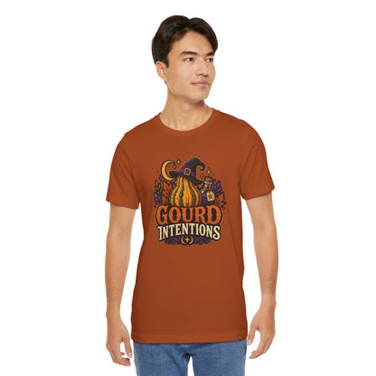 Gourd Intentions T-Shirt – Funny Witchy Fall Pumpkin Tee