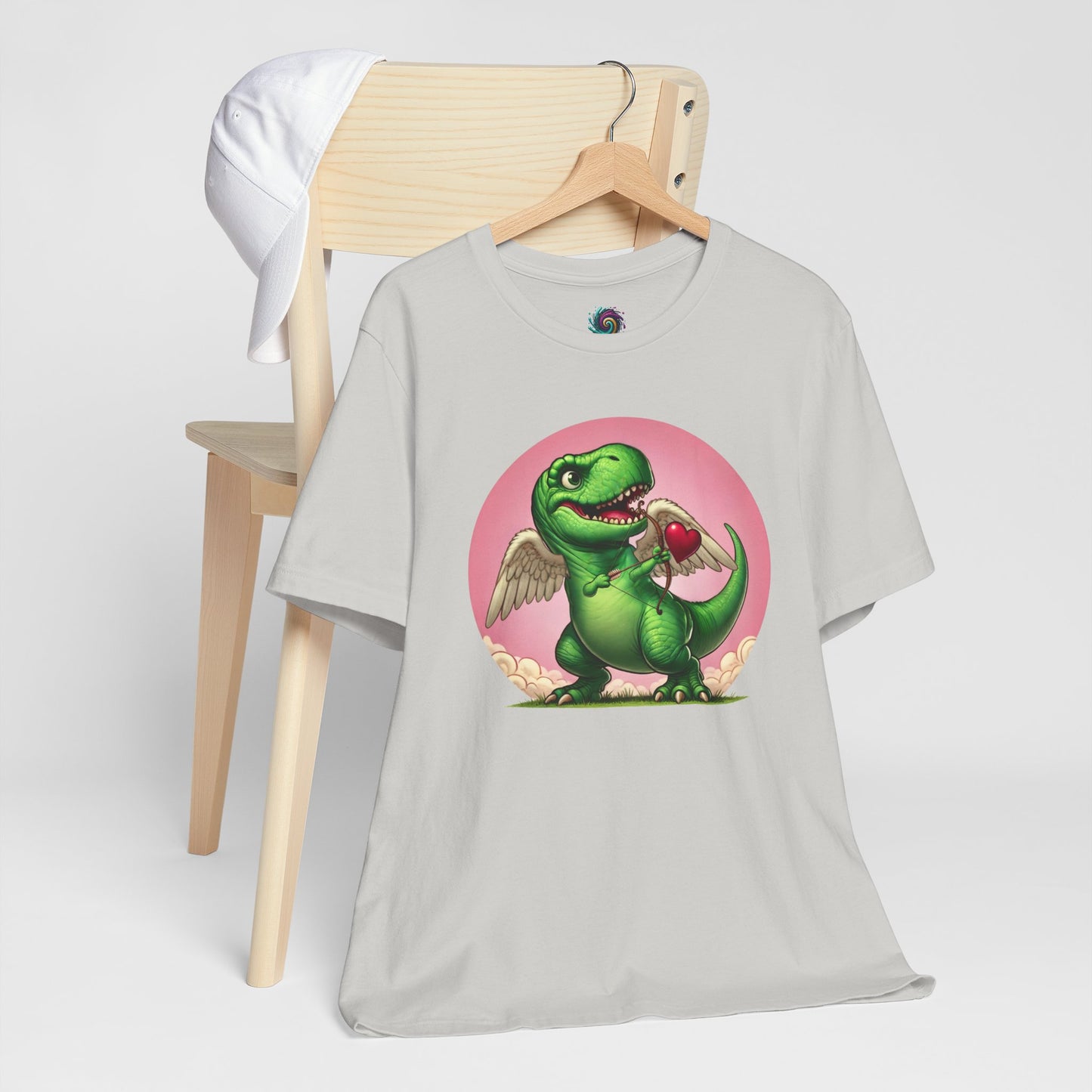 Cupidsaurus Rex T-Shirt – Funny Dinosaur Cupid Valentine’s Day Tee