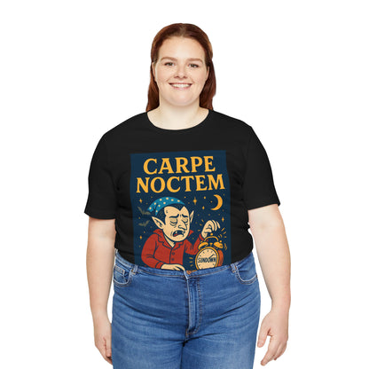 Carpe Noctem Vampire T-Shirt – Funny Halloween Tee for Night Owls