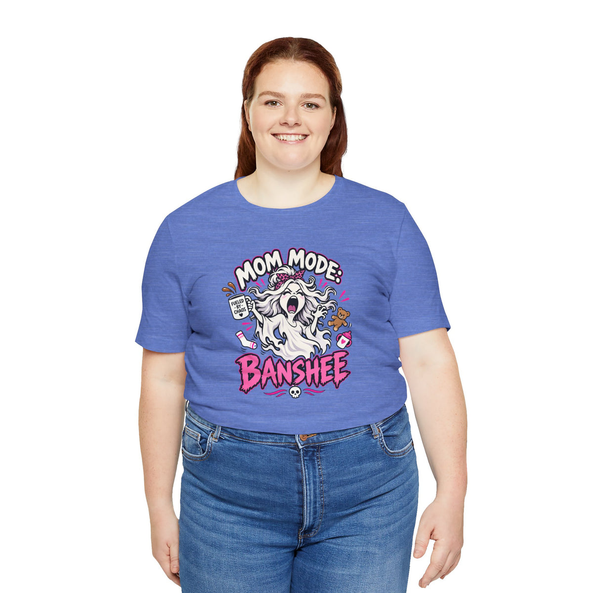 Mom Mode Banshee T-Shirt – Funny Chaotic Mom Halloween Tee