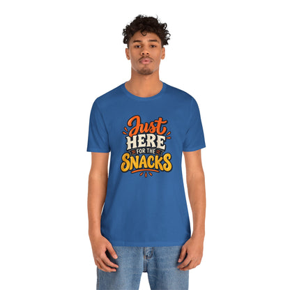 Just Here for the Snacks T-Shirt – Funny Halloween Foodie Tee