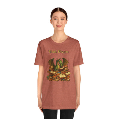 Book Dragon T-Shirt – Funny Book Lover Shirt & Gifts for Readers