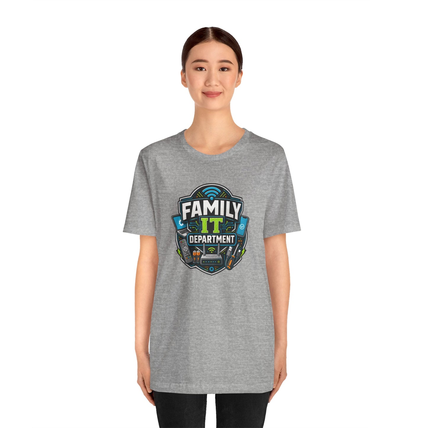 Family IT Department T-Shirt – Funny Household Tech Support Tee