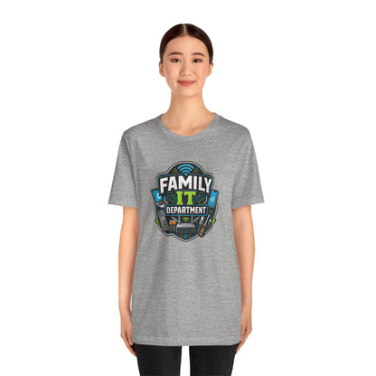 Family IT Department T-Shirt – Funny Household Tech Support Tee