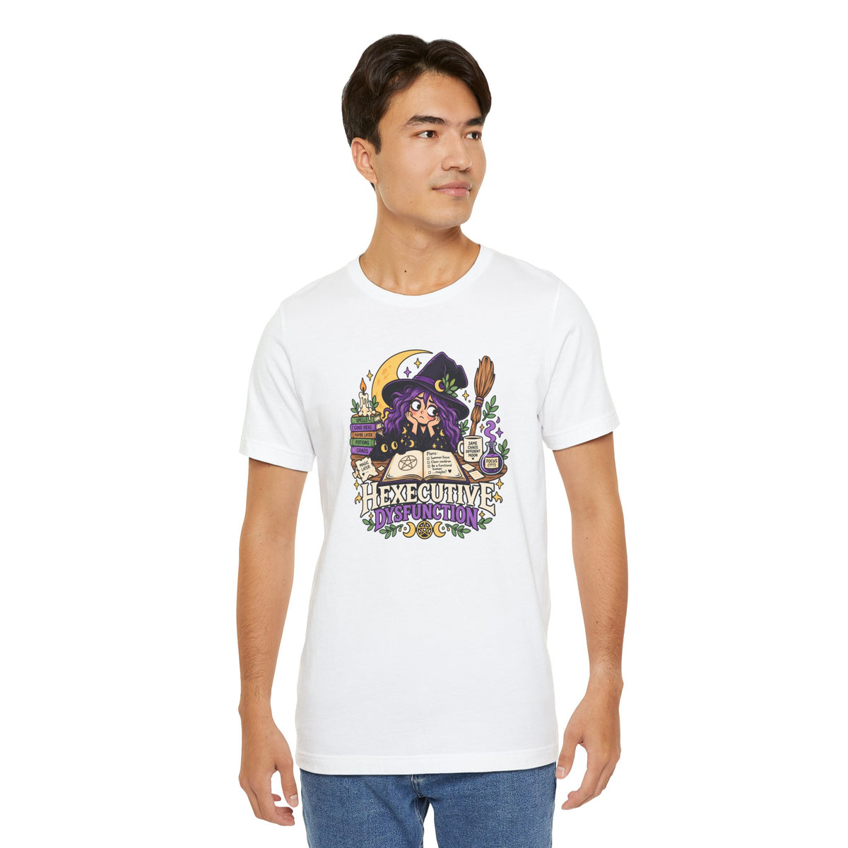 Hexecutive Dysfunction T-Shirt - Funny Witchy ADHD Humor Tee